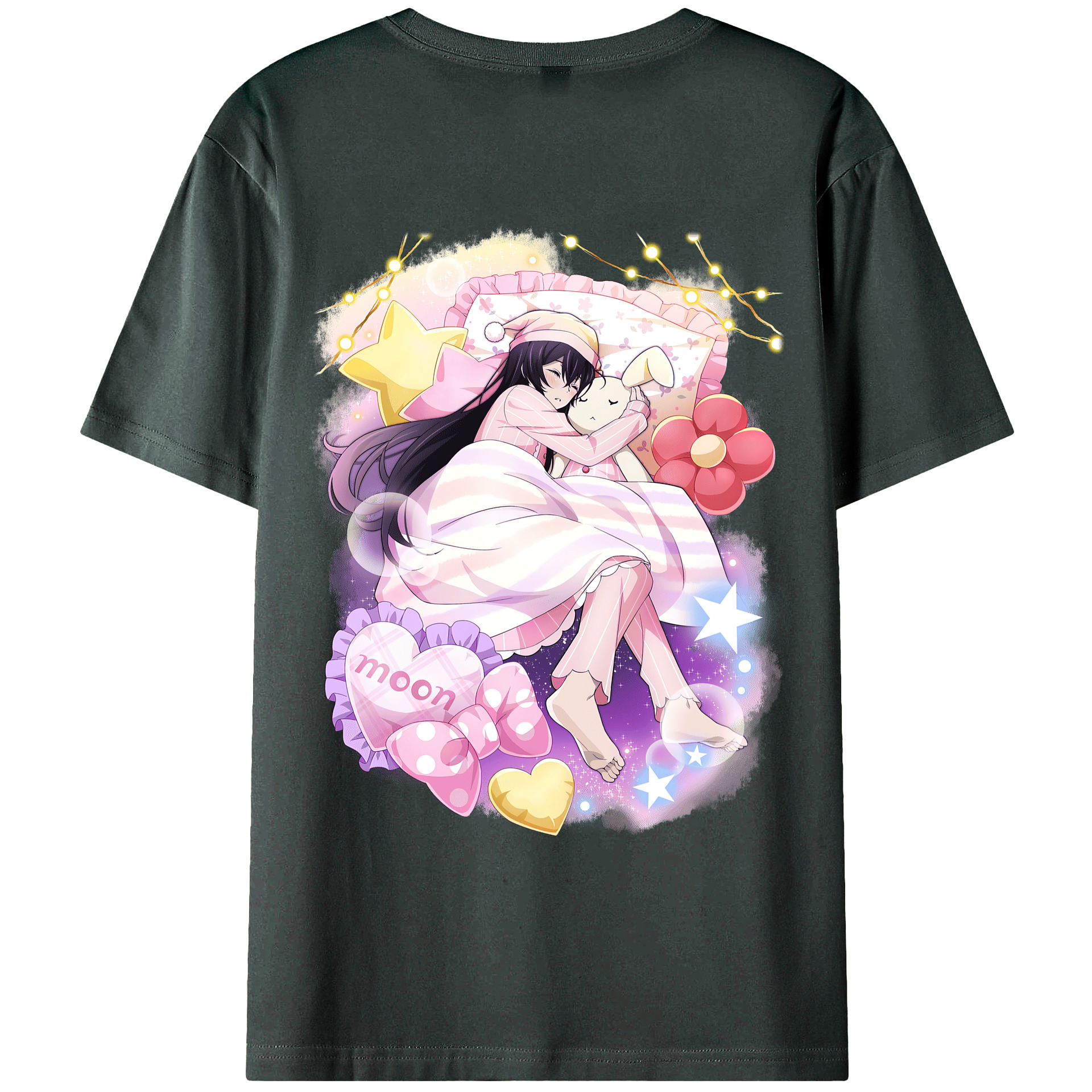 （画像用） 文豪ストレイドッグス Bungo Stray Dogs 綿100％ メンズ半袖Tシャツ（バックプリント） 通気性